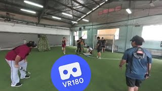 [VR180 5.7k] Ninja Tag - Building the Fort Mission | Vuze XR 180° 3D mode