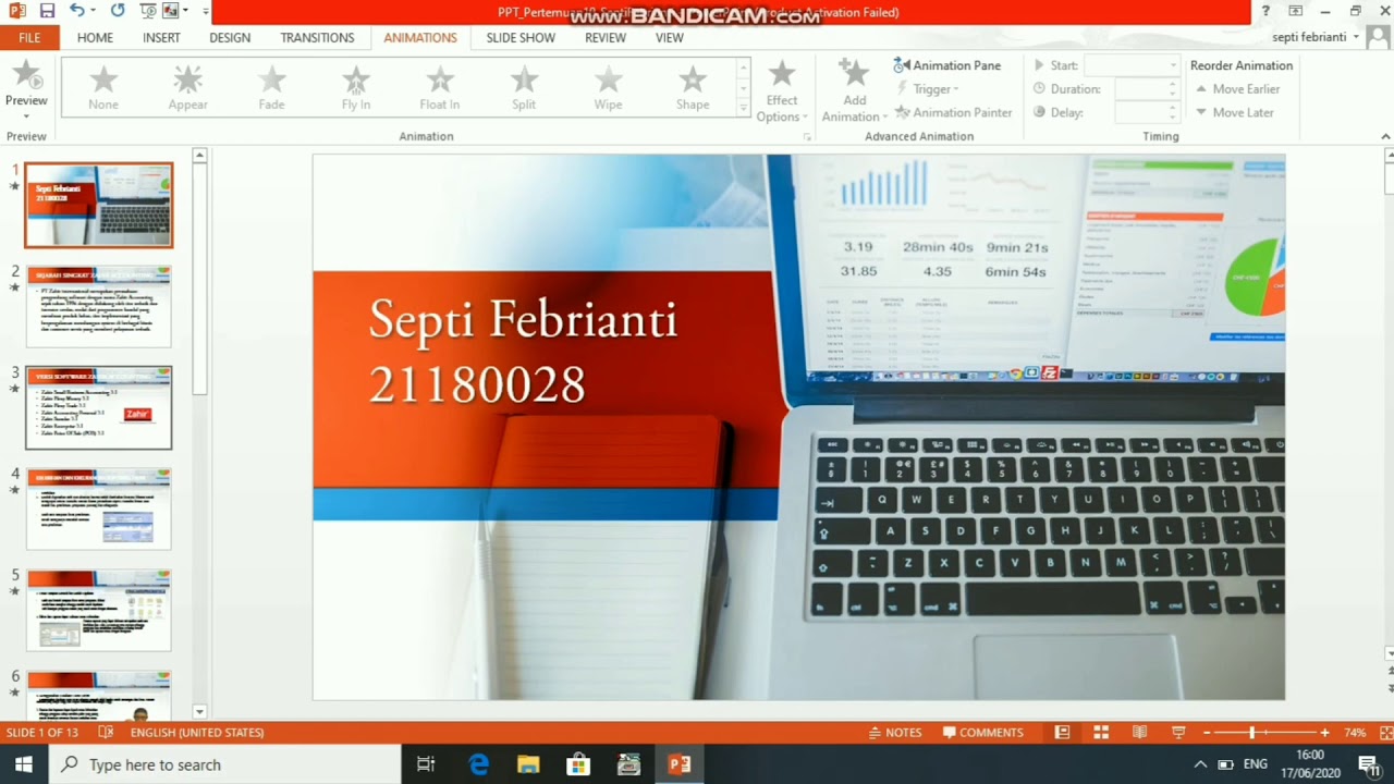 Tugas Membuat Penjelasan Mengenai Transisi Dan Animasi Pada Microsoft ...