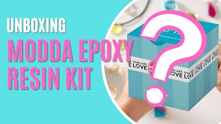 UNBOXING MODDA EPOXY RESIN KIT