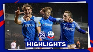 Highlights | Pompey 3-1 Bolton Wanderers