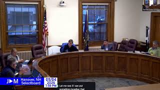 Hanover Selectboard 5/4/2026