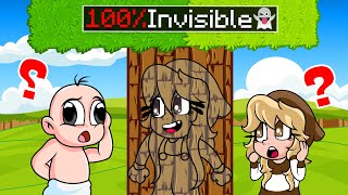 TROLLEO A MIS AMIGOS siendo INVISIBLE!!😂👻 en MINECRAFT