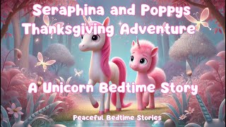 Thanksgiving Unicorn Bedtime Story + Music During the Story🦄✨🎵 The Unicorn Family's Thankful Night