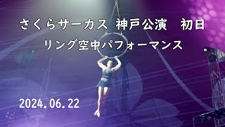 さくらサーカス　神戸公演　リング空中パフォーマンス　2024.06.22