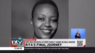 Renown TV journalist Rita Tinina final journey