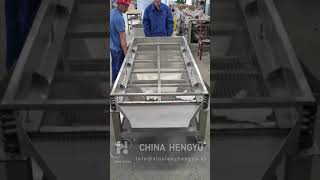 linear vibrating sieve screening machine for sand