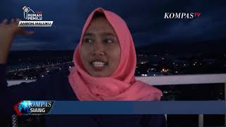 Menikmati Pemandangan Teluk Ambon dari Kafe di atas Gunung