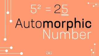 Automorphic number program in Java #javaprogramming Simple Logic