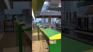 台中捷運綠線 列車進站 metro subway