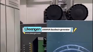 Baudouin diesel generator 1000 kva 800 kw installation