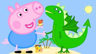 Giant George in Peppa Pig's Bed Time Story | Family Kids Cartoon