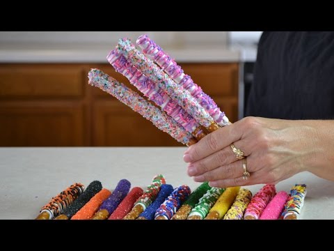 How to Decorate Pretzels: Dessert Recipes How to Decorate Pretzels: Dessert Recipes