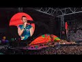 coldplay paradise chris forgets lyrics live düsseldorf