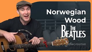 Norwegian Wood Guitar Lesson | The Beatles