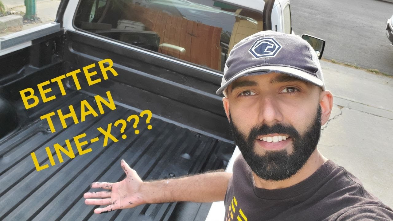 DIY Harbor Freight Truck Bed Liner - YouTube