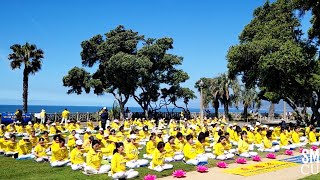 Falun Gong Celebrates World Falun Day with Peaceful Meditation at Palisades Park