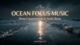 Coding focus music & Dark ocean sounds ~ Ultimate deep work music for web developers - Dark