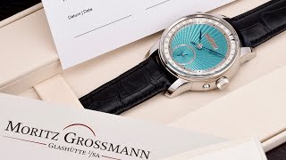 Moritz Grossmann Ref. MG-003406 – Đồng hồ phiên bản giới hạn với mặt số ngọc lam guilloché