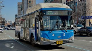 대구 세운버스 156번 14년식 NEW BS110 NGV 3733호 두류역(달성고등학교앞) 출발