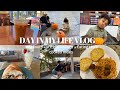 DAY IN MY LIFE VLOG| Intense Home Workouts + Trying New Snacks + DIY Photoshoot & MORE