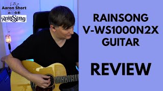 Rainsong V-WS1000N2X 'Vintage' Carbon Fiber Guitar Review \u0026 Demo