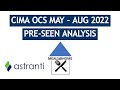 CIMA OCS May/August 2022 Pre-Seen Analysis - Meals@Home