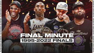 The Last Minute of the Last 28 NBA Finals (1995-2022)