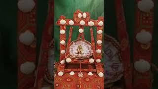 chipla bandhni hindola ||hindola decoration idea ||hindola 2021 #hindolaathome #hindola #shorts