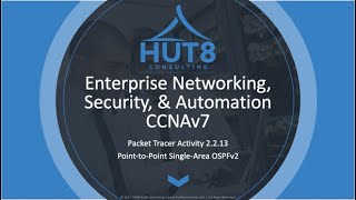 CCNAv7 - Enterprise Networking, Security, \u0026 Automation (ESNA) - Packet Tracer 2.2.13 (OSPFv2)