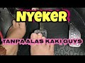 NYETIR TANPA ALAS KAKI || MENGEMUDI MOBIL MANUAL || NYEKER