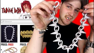 I Bought THE CHEAPEST Trippie Redd Rapper Chains and Merch!!! IS IT WORTH IT?!?