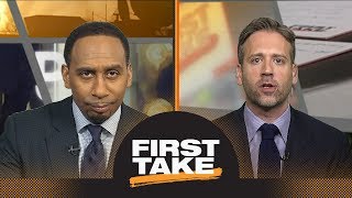 Stephen A. and Max react to Rockets defeating Warriors in Game 5 | First Take | ESPN