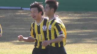 前橋育英高校vs健大高崎高校③ 　  Ｈ30年度群馬県高等学校サッカー選手権大会 決勝T  準決勝      前半27分　前育⑪室井選手ｺﾞｰﾙ