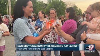 Moberly community gathered Saturday night for Randolph County teen who was found dead Wednesday