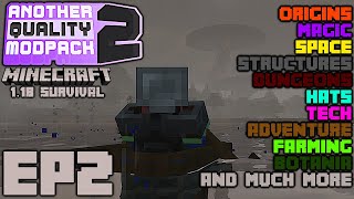 Another Quality Modpack 2 UPDATED: EP2 - Adventuring The World! [Minecraft 1.18 Modded Survival]