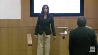 Arias Demonstrates Alleged Attack