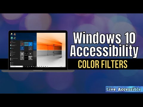 Windows Color Filters How to Invert Colors on Your Screen #LiveAccessible