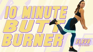 10 Minute MINI BAND BUTT BURNER! 🔥 Sydney Cummings The ELEV8 Challenge | Day 8