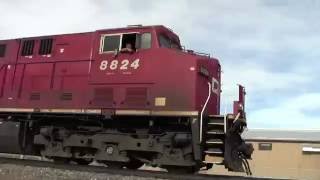 CP 8824 \u0026 End DPU 9826 Leads CP 469 South At Millet AB