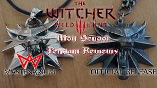 Witcher 3 Wolf School Pendant/Medallion reviews [Mastenarium + Official]