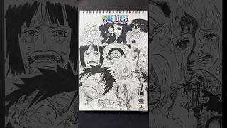 チームワンピース✨｜Drawing One Piece!!🔥｜一発描き  #onepiece #shorts #anime