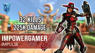 32 Kills 225K Damage ImpowerGamer Cassie Paladins Competitive (Diamond) IMPULSE