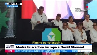 Virginia de la Cruz increpa al gobernador de Zacatecas, David Monreal | Noticias Crystal Mendivil