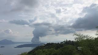 Taal Volcano, Phreatic explosion