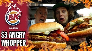 Burger King's $3 Angry Whopper Review | *IT'S BACK!*
