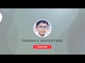 Fabian's Adventure Youtube Channel Trailer