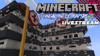 Minecraft: Fungal Infection Spore - Setting Up Base Near The Hospital