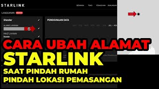 INGIN PINDAH ALAMAT PEMASANGAN STARLINK? IKUTI INI AGAR BISA DIGUNAKAN LAGI. UBAH LOKASI LAYANAN SL