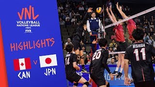 CANADA vs. JAPAN - Highlights Men | Week 4 | Volleyball Nations League 2019