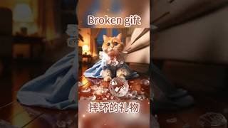 摔坏的礼物-Broken gift. #宠物 #ai猫 #猫咪 #小猫咪 #治愈猫咪 #大肥橘猫#cat #cute #cutecat #kitten  #funny #kitty #shorts